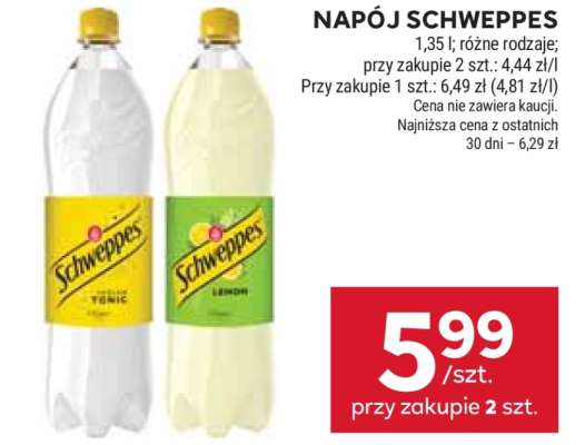 Napój Schweppes