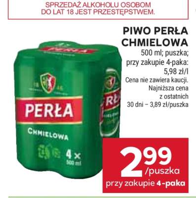 Piwo PERŁA CHMIELOWA