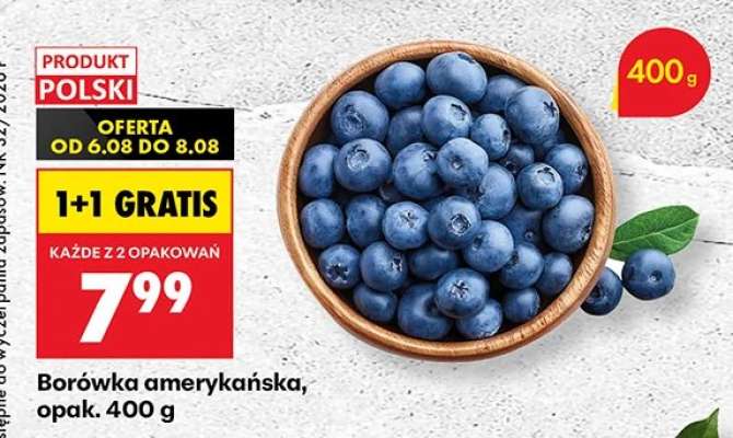 Borówka amerykańska, opak. 400 g