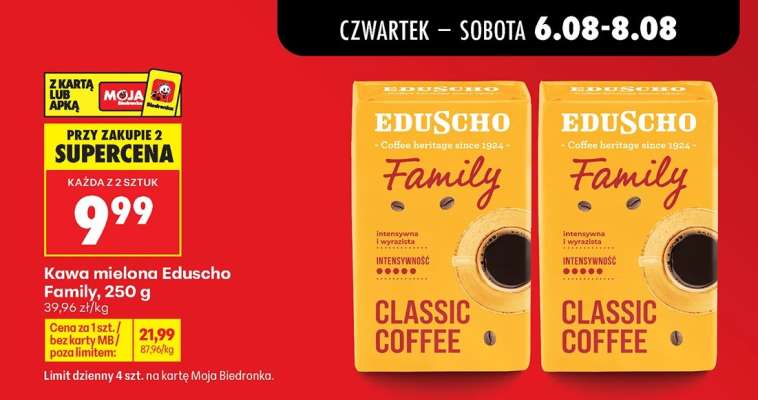 Kawa mielona Eduscho Family 250 g