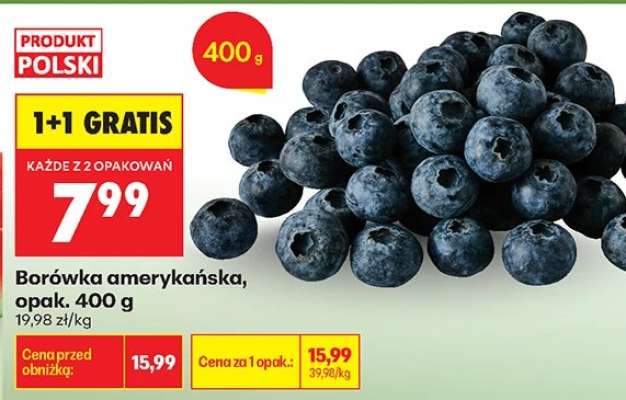 Borówka amerykańska, opak. 400 g