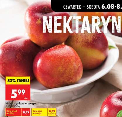 Nektarynka na wage