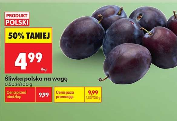 Śliwka polska na wagę