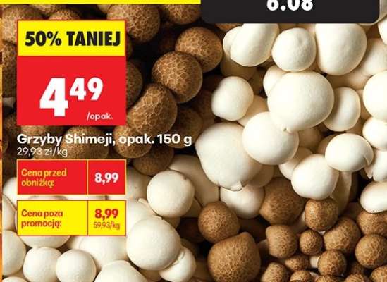 Grzyby Shimeji opak 150 g