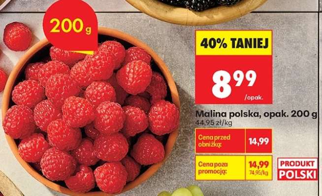 Malina polska, opak. 200 g