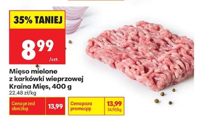 Mięso mielone z karkówki wieprzowej Kraina Mięs , 400 g