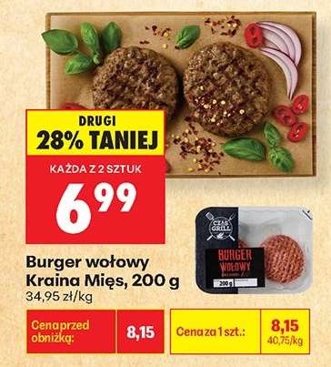 Burger wołowy Kraina Mięs 200 g