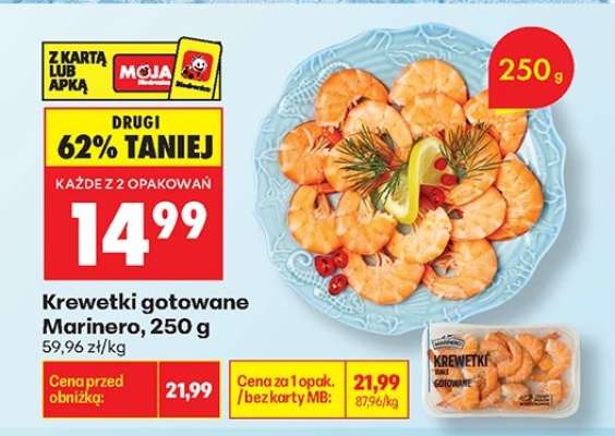 Krewetki gotowane Marinero 250 g