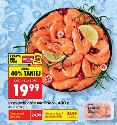 Krewetki całe Marinero 400 g