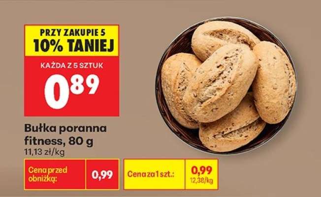 bułka poranna fitness , 80 g