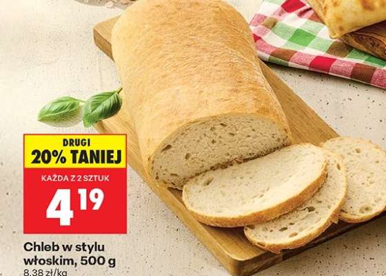 Chleb w stylu włoskim, 500 g