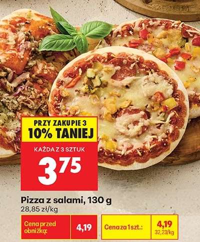 Pizza z salami 130 g