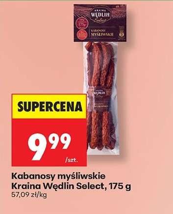 Kabanosy myśliwskie Kraina Wędlin Select, 175 g