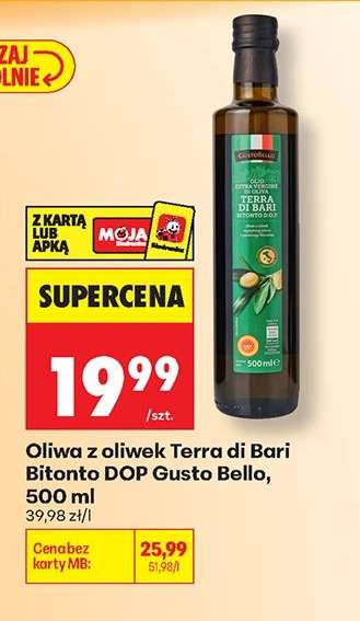 Oliwa z oliwek Terra di Bari Bitonto DOP Gusto Bello, 500 ml
