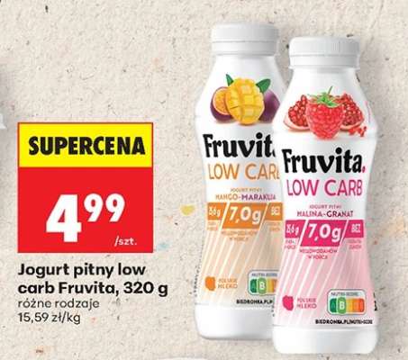 Jogurt pitny low carb Fruvita, 320 g