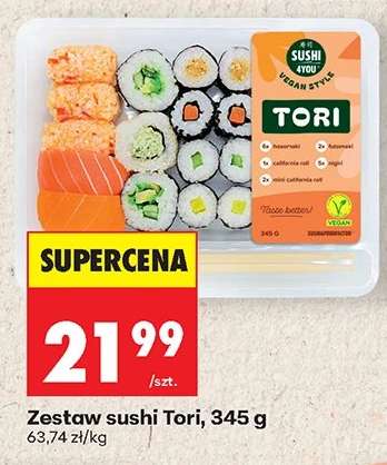 Zestaw sushi Tori, 345 g