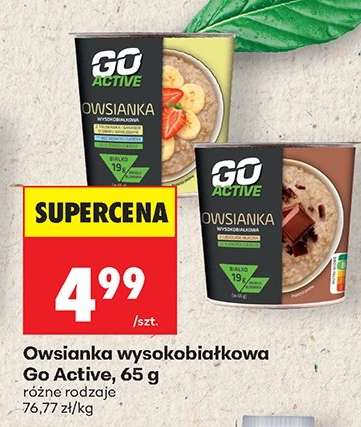Owsianka wysokobiałkowa Go Active , 65 g