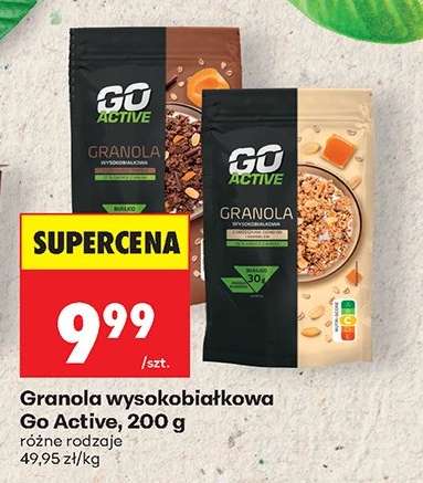 Granola wysokobiałkowa Go Active, 200 g