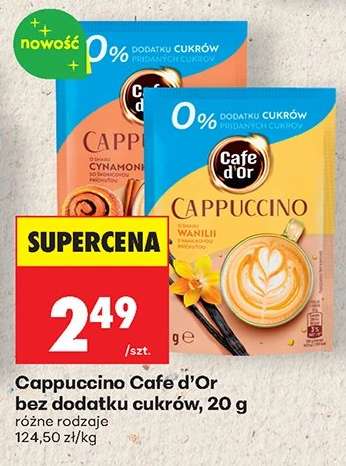 Cappuccino Cafe d’Or bez dodatku cukrów, 20 g