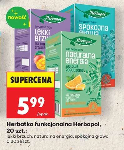 Herbatka funkcjonalna Herbapol, 20 szt.