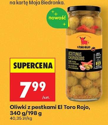 Oliwki z pestkami El Toro Rojo, 340 g/198 g