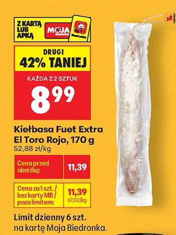 Kiełbasa Fuet Extra El Toro Rojo, 170 g