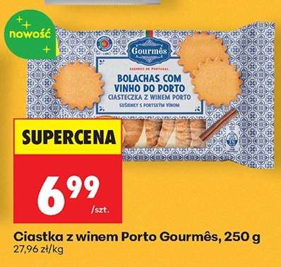 Ciastka z winem Porto Gourmês, 250 g