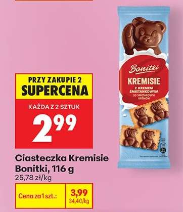 Ciasteczka Kremisie Bonitki, 116 g