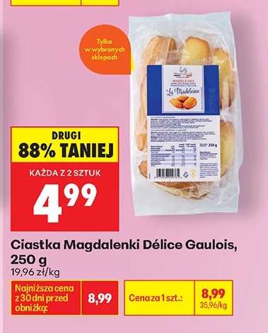 Ciastka Magdalenki Délice Gaulois, 250 g