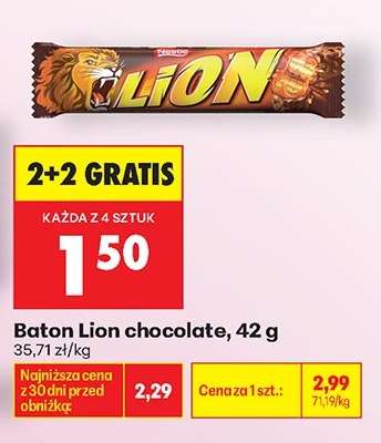 Baton Lion chocolate, 42 g