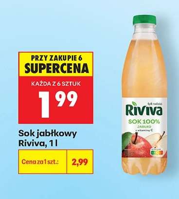 Sok jabłkowy Riviva, 1l