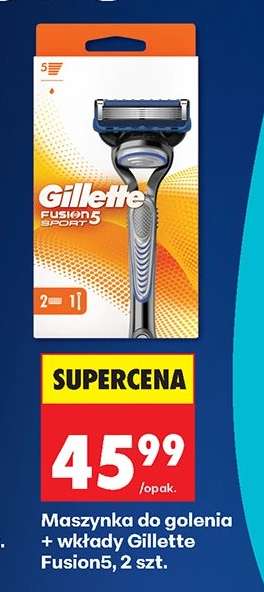 Maszynka do golenia + wkłady Gillette Fusion5, 2 szt.