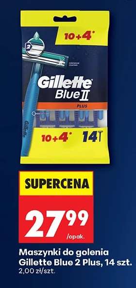 Maszynki do golenia Gillette Blue 2 Plus, 14 szt.