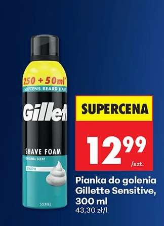 Pianka do golenia Gillette Sensitive, 300 ml