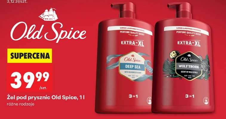 Żel pod prysznic Old Spice, 1 l
