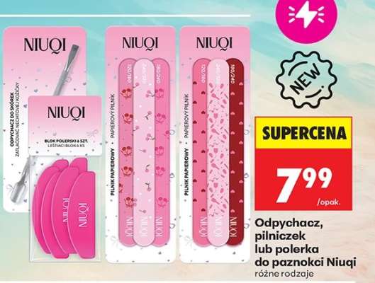 Odpychacz, pilniczek lub polerka do paznokci Niuqi