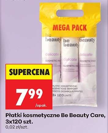 Płatki kosmetyczne Be Beauty Care, 3x120 szt.