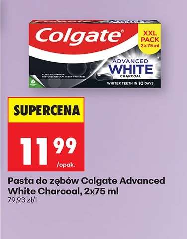 Pasta do zębów Colgate Advanced White Charcoal 2x75 ml