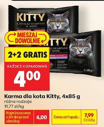 Karma dla kota Kitty, 4x85 g