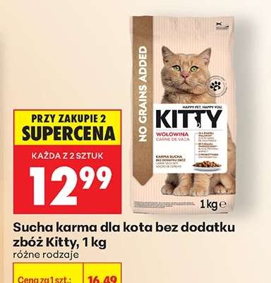 Sucha karma dla kota bez dodatku zbóż Kitty, 1 kg