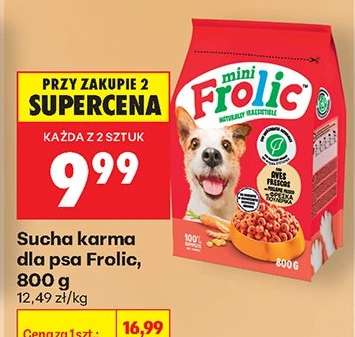 Sucha karma dla psa Frolic, 800 g