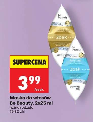 Maska do włosów Be Beauty, 2x25 ml