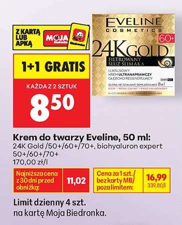 Krem do twarzy Eveline, 50 ml