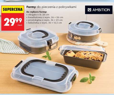 Formy do pieczenia z pokrywkami