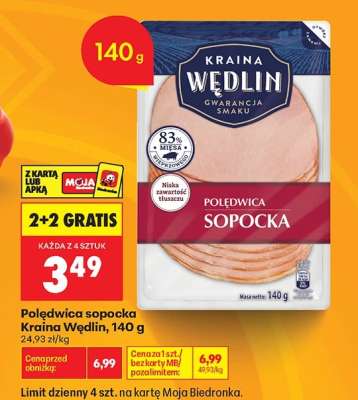 Polędwica Sopocka Kraina Wędlin 140 g