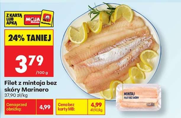 Filet z mintaja bez skóry Marinero
