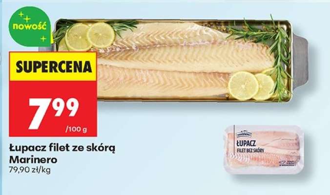 Łupacz filet ze skórą Marinero