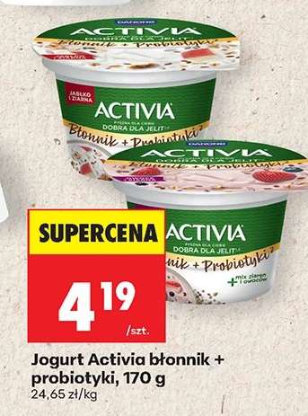 Jogurt Activia błonnik + probiotyki, 170 g
