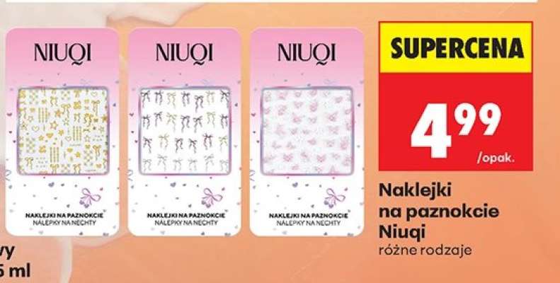 Naklejki na paznokcie Niuqi