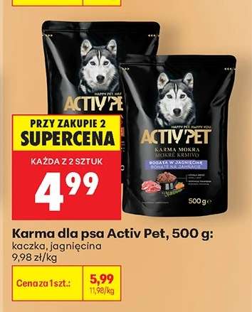 Karma dla psa Activ Pet, 500 g